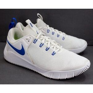 Nike Zoom HyperAce 2 Womens US 10 White Royal Blue Volleyball Shoes AA0286-104